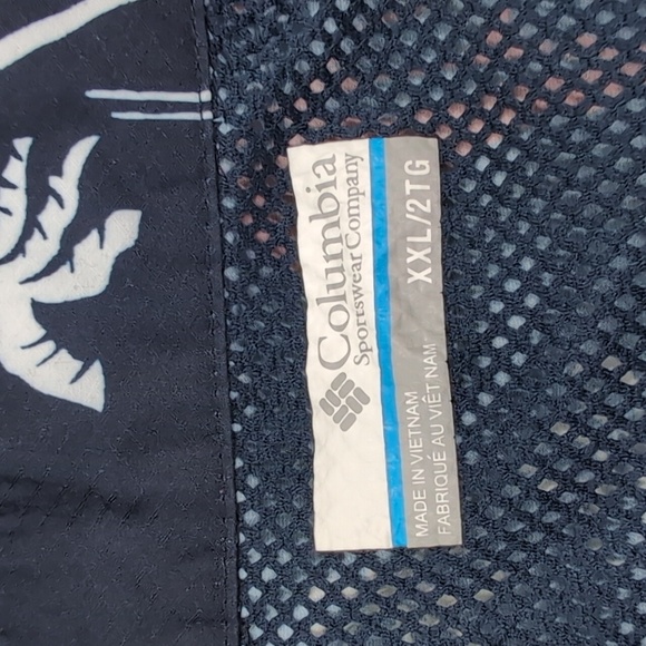 Columbia PFG shirt button up, fishing tropical, short sleeves, men's XXL - Picture 9 of 10